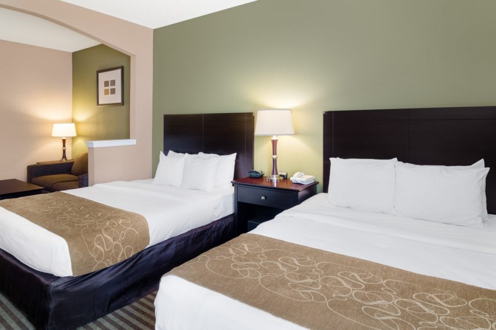 Comfort Suites Las Colinas Irving Texas 2 Queen Bedroom