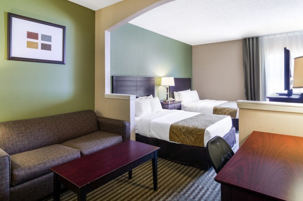 Comfort Suites Las Colinas Irving Texas 2 Queen Bedroom